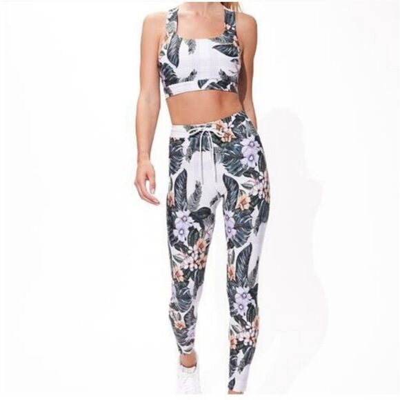 NWT EleVen By Venus Williams Tropicana Legging 25" - Picture 2 of 9